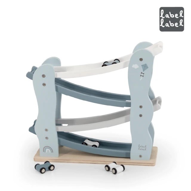 Label Label 小汽車木質軌道組