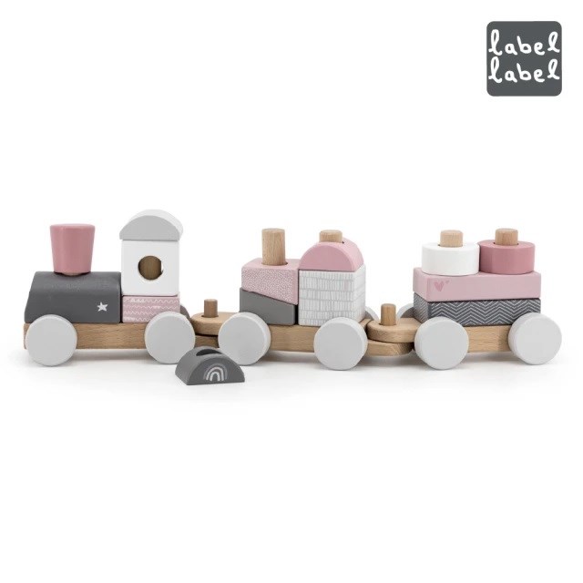 Label Label 木質小火車