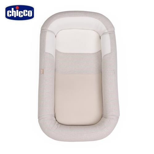 chicco-媽咪抱抱多功能嬰兒床中床-有機棉款