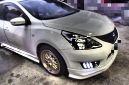 NISSAN BIG TIIDA 13 14 15 野馬式樣 LED 雙功能