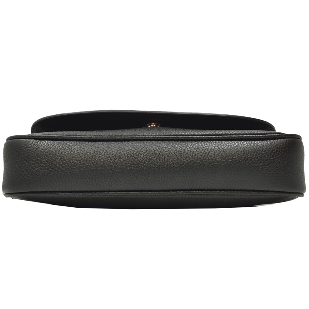 【GUCCI 】536224 雙G流蘇掀蓋斜背包/肩背包(黑色)