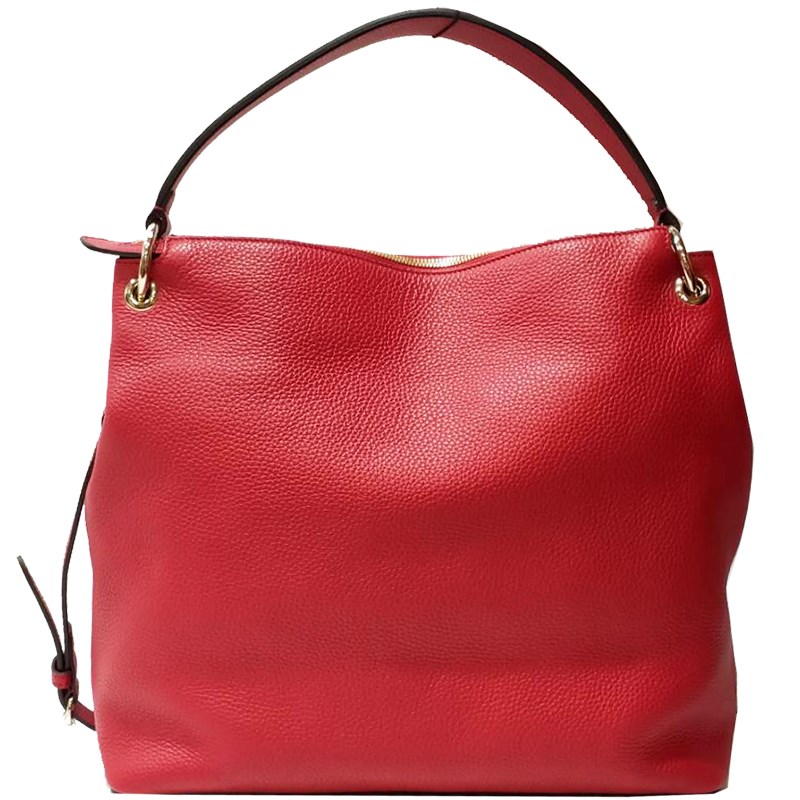 【GUCCI 】536194 SOHO流蘇荔枝牛皮肩背/斜背兩用包(紅色)