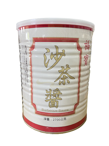 福寶沙茶醬2.7公斤，經典台式風味，大容量餐飲首選，台南高雄屏東快速配送