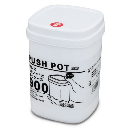 日本製   SANADA     A5696   PUSH  收納罐  -  900 ml