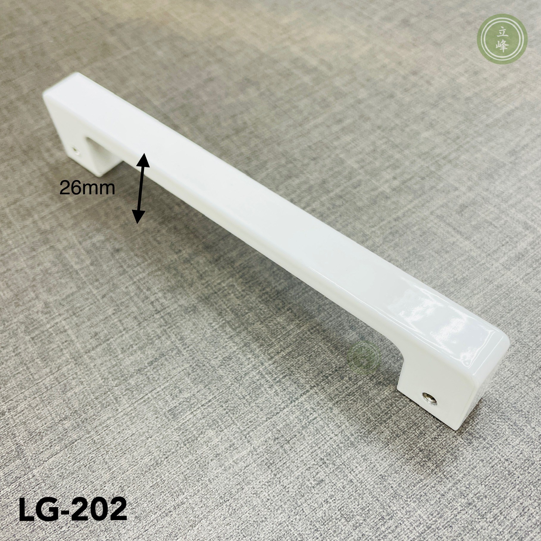 LG-202 【正面鎖、背鎖】白色把手