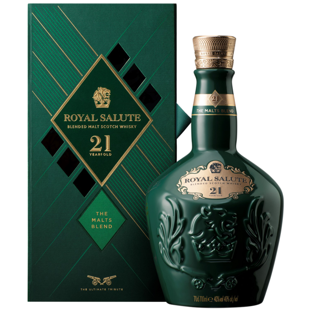 皇家禮炮 21年(綠)麥芽調和威士忌ROYAL SALUTE 21Y THE MALTS BLEND WHISKY