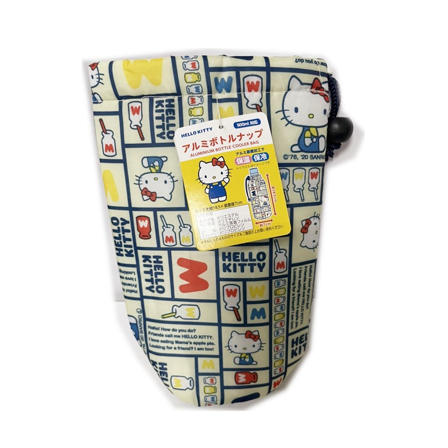 三麗鷗系列   Hello Kitty   25532 K/T 保冷水壺提袋-牛乳   4573135589857