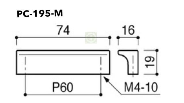 KAWAJUN PC-195_M 金色