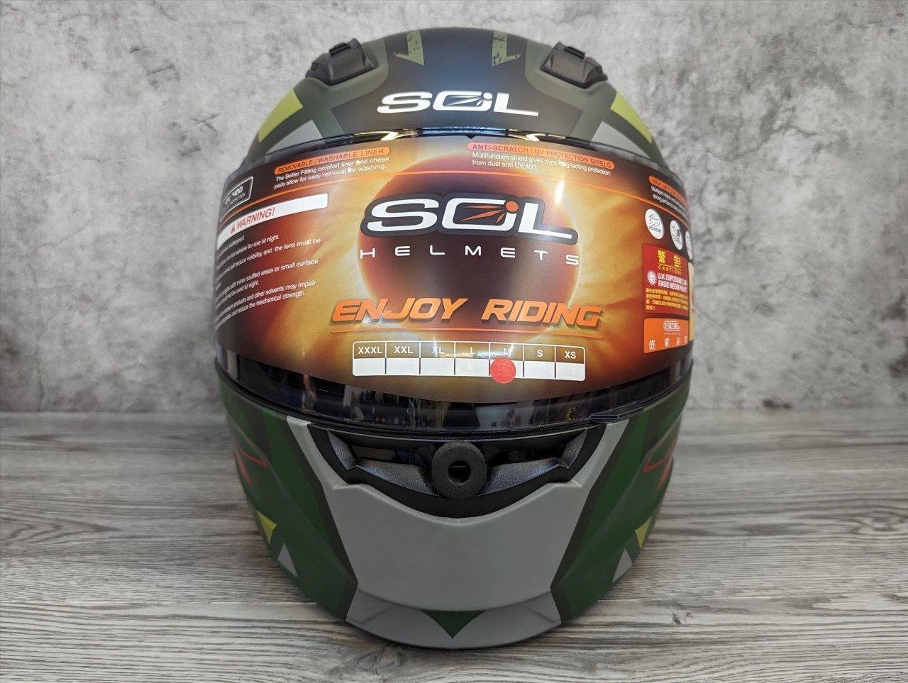 《遠古騎士》SOL SM3 SM-3 戰將 消光軍綠/草綠下巴可掀 可樂帽 汽水帽安全帽