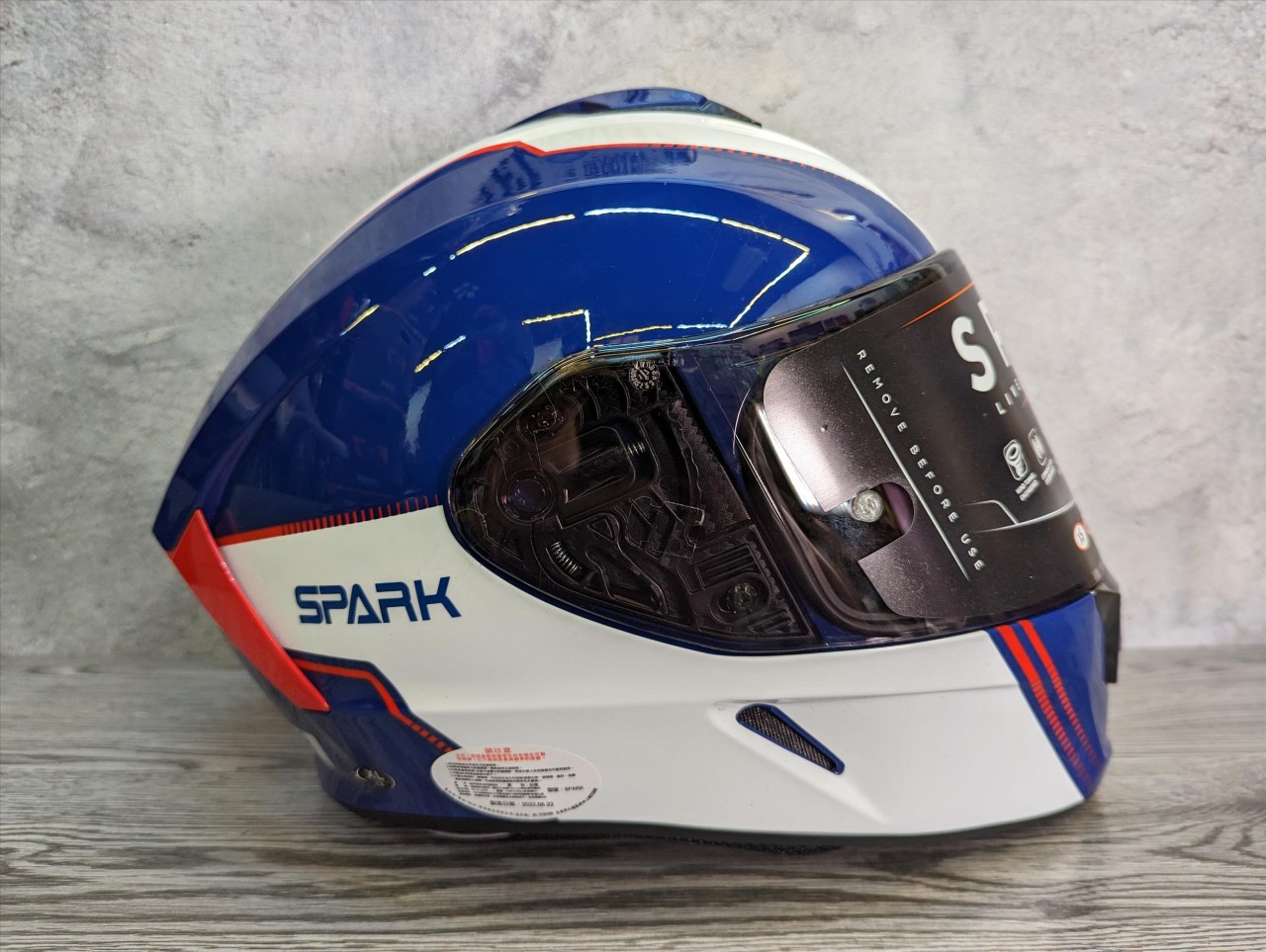 《遠古騎士》AIROH 義大利 SPARK #2 藍白 全罩帽 安全帽