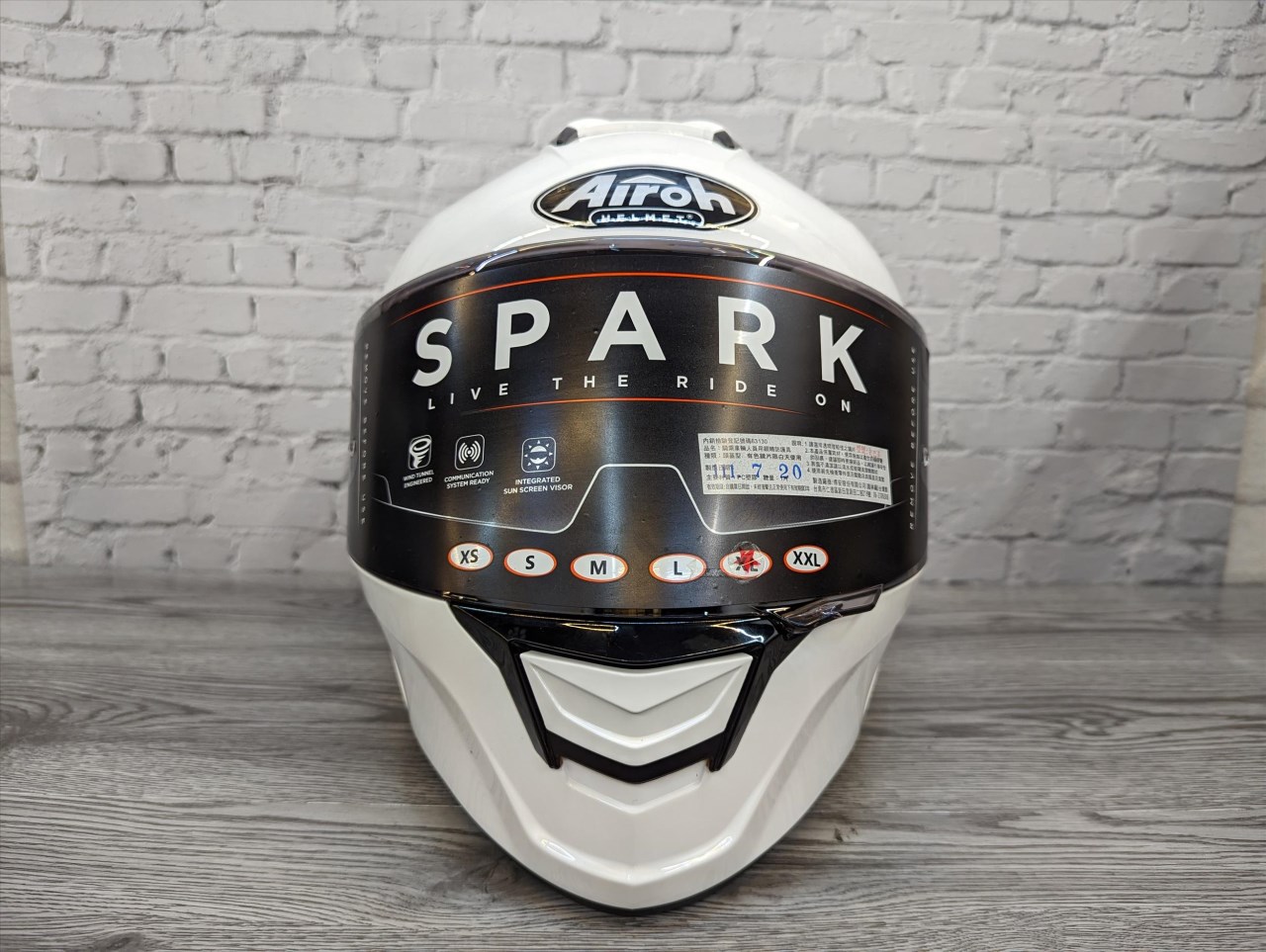 《遠古騎士》AIROH 義大利 SPARK 素色 全罩帽 安全帽