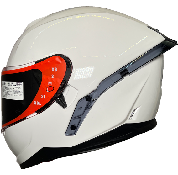 《遠古騎士》LAZER Rafale SR Z-LINE 素色 白 全罩安全帽 大鴨尾亞版