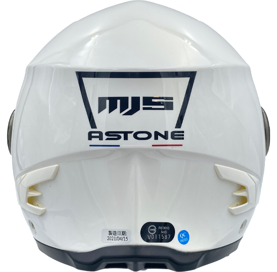 《遠古騎士》ASTONE MJS 素 亮白 半罩 雙鏡 安全帽 輕量 全可拆洗
