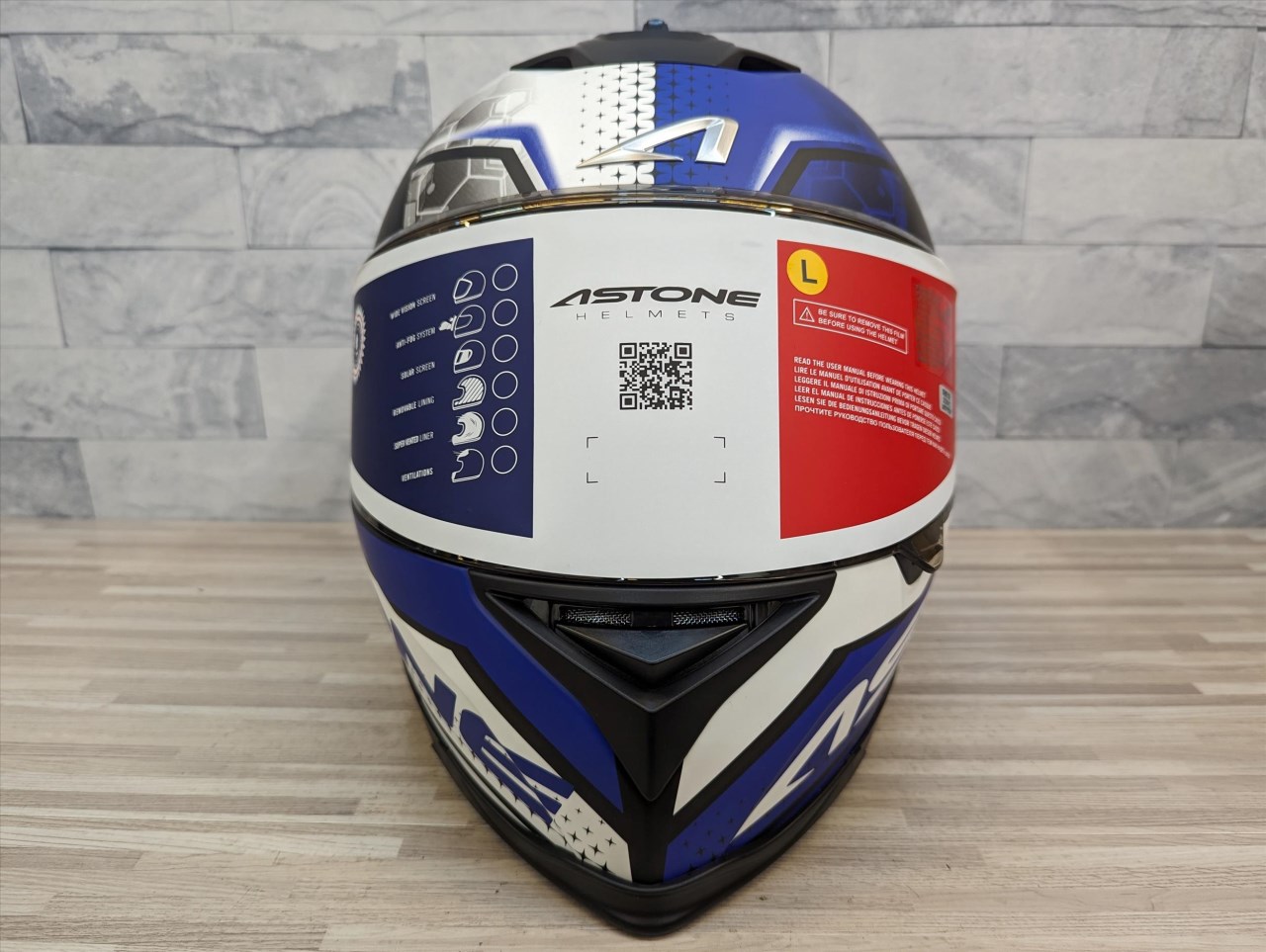 《遠古騎士》ASTONE GTB800 AO11 平光黑藍 雙鏡片 雙D扣 全罩安全帽
