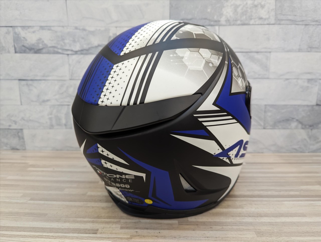 《遠古騎士》ASTONE GTB800 AO11 平光黑藍 雙鏡片 雙D扣 全罩安全帽