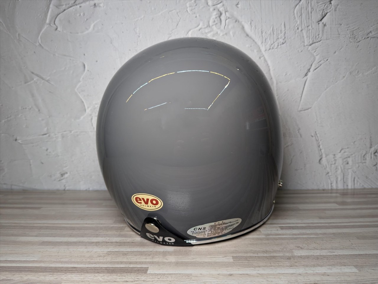 《遠古騎士》EVO CA309/310 精裝銀邊復古騎士帽 水泥灰 安全帽