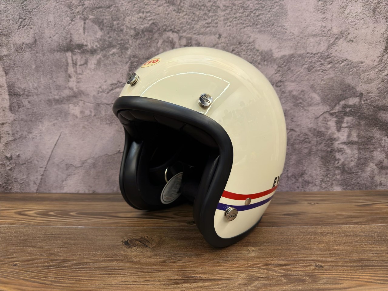 《遠古騎士》EVO TA502 EVO MOTO 經典紅藍線條 騎士復古帽 安全帽