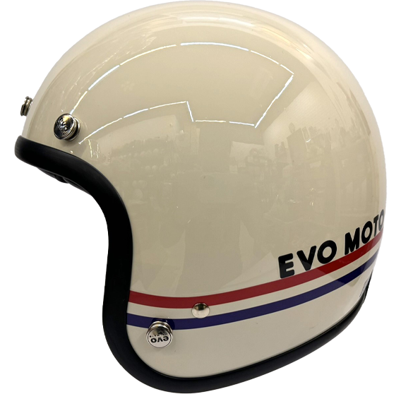 《遠古騎士》EVO TA502 EVO MOTO 經典紅藍線條 騎士復古帽 安全帽