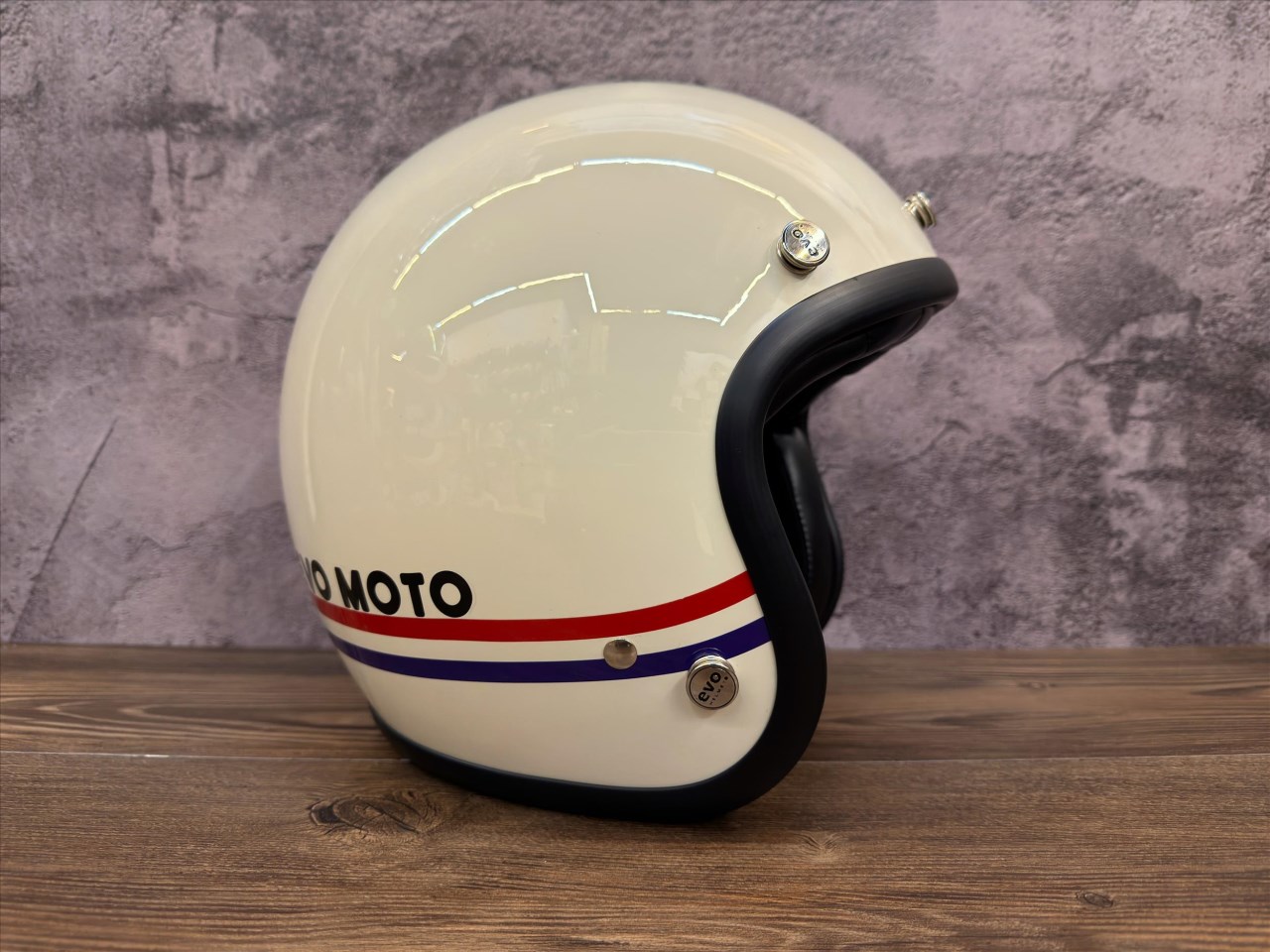 《遠古騎士》EVO TA502 EVO MOTO 經典紅藍線條 騎士復古帽 安全帽