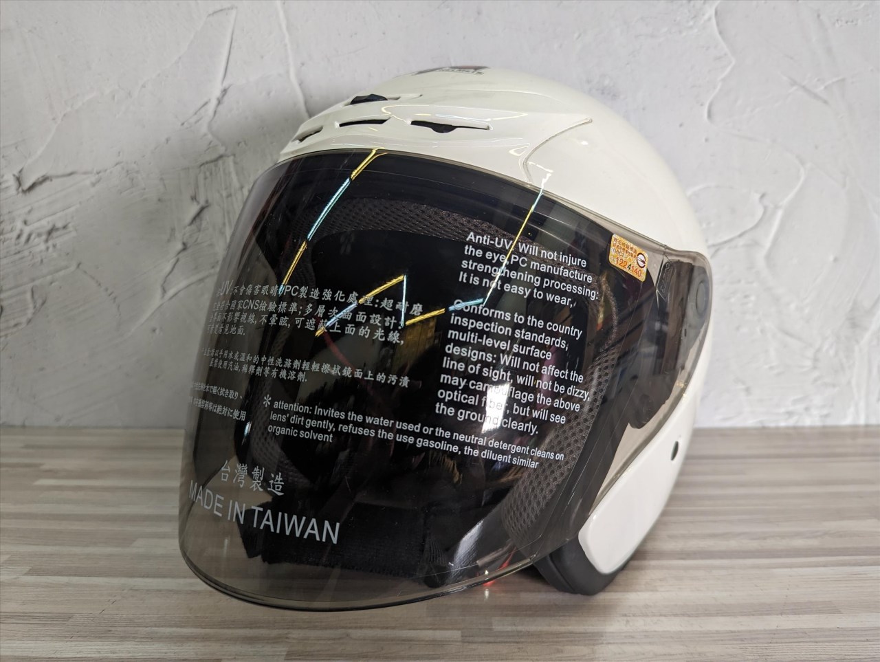 《遠古騎士》KK 加大帽體 K890L 素色 亮白 加大半罩式賽車帽 內裡全可拆洗 安全帽