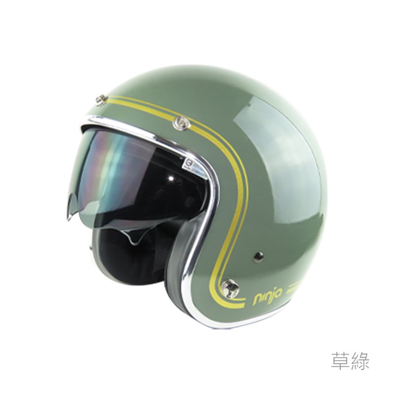 《遠古騎士》華泰 K-806J5 K-806S J5 雙線墨鏡騎士帽 復古帽 安全帽