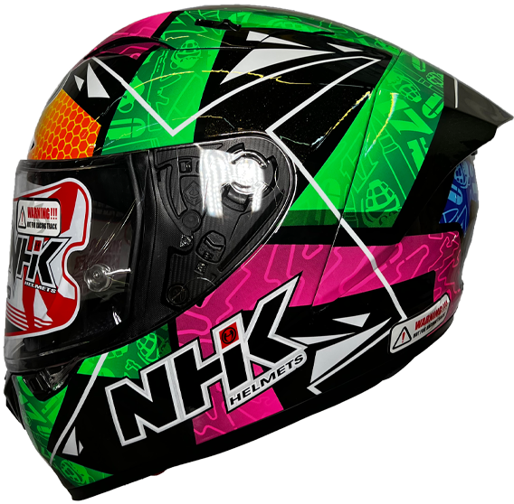 《遠古騎士》NHK GP-R Tech KA17 #4 Brno黑綠 選手帽 全罩式安全帽