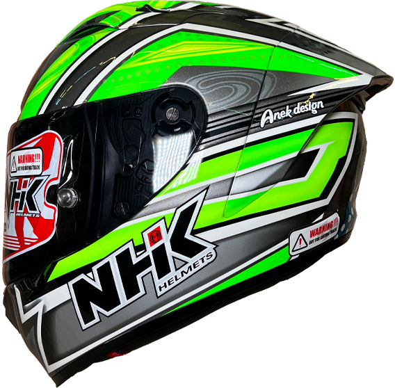 《遠古騎士》NHK GP-R Tech RG87 TKKR 亮灰綠 選手帽 全罩式安全帽