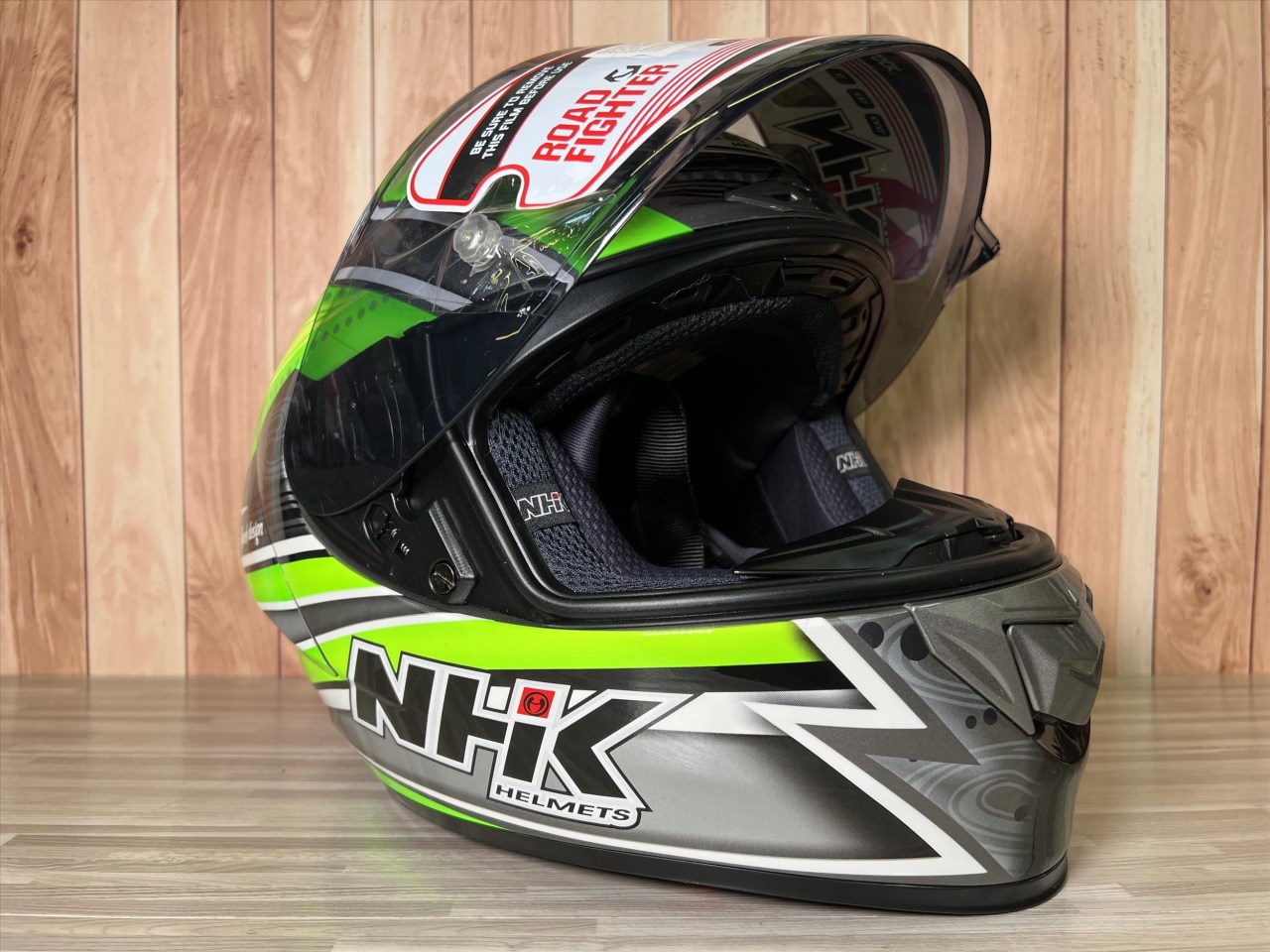 《遠古騎士》NHK GP-R Tech RG87 TKKR 亮灰綠 選手帽 全罩式安全帽