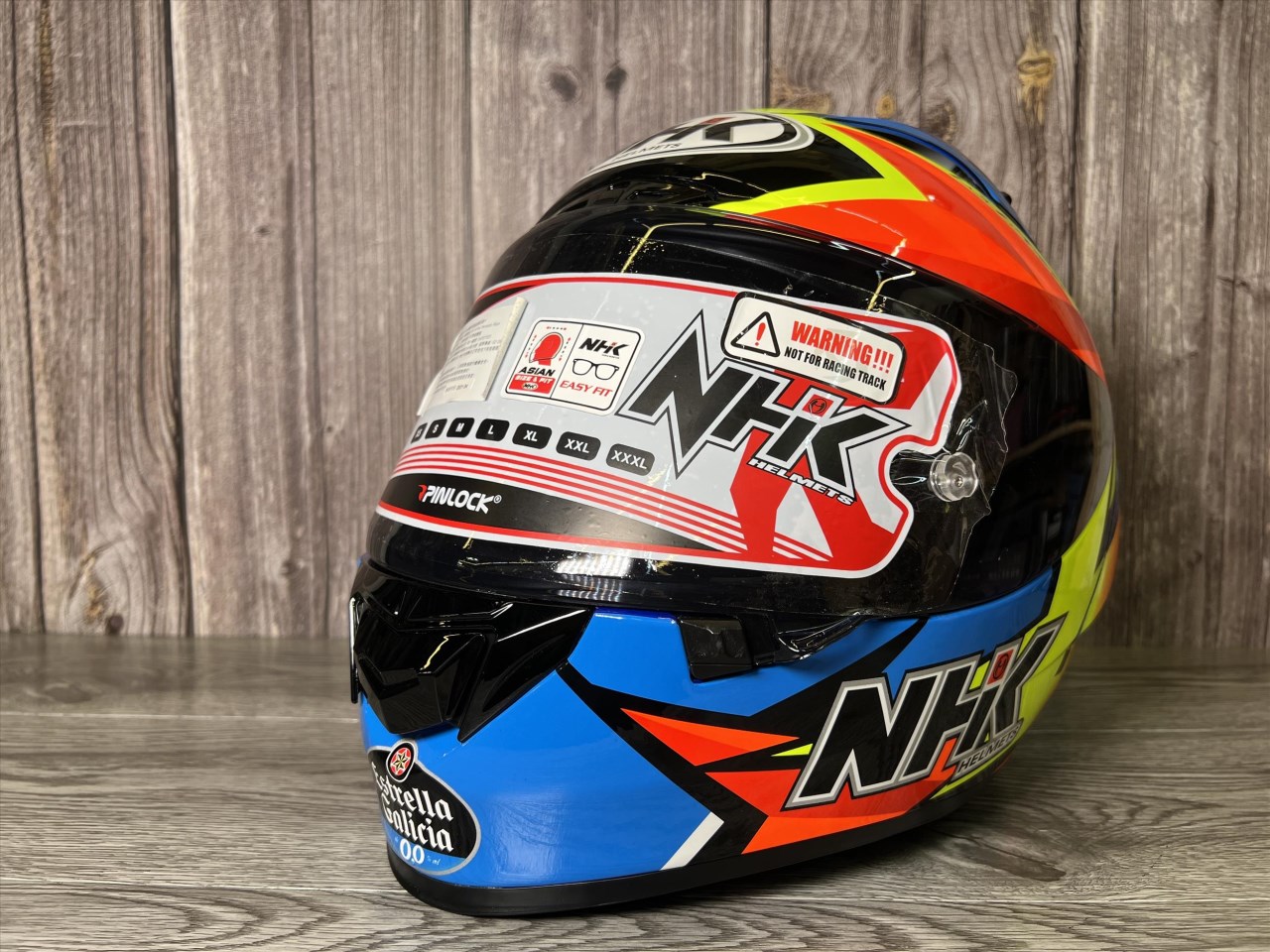 《遠古騎士》NHK GP-R Tech RYU6 亮深藍 選手帽 全罩式安全帽