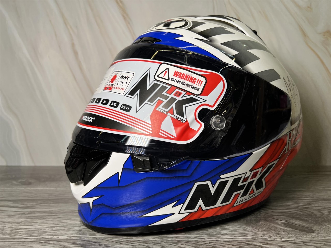 《遠古騎士》NHK GP-R Tech 玉米JK84#2 白橘 選手帽 全罩式安全帽