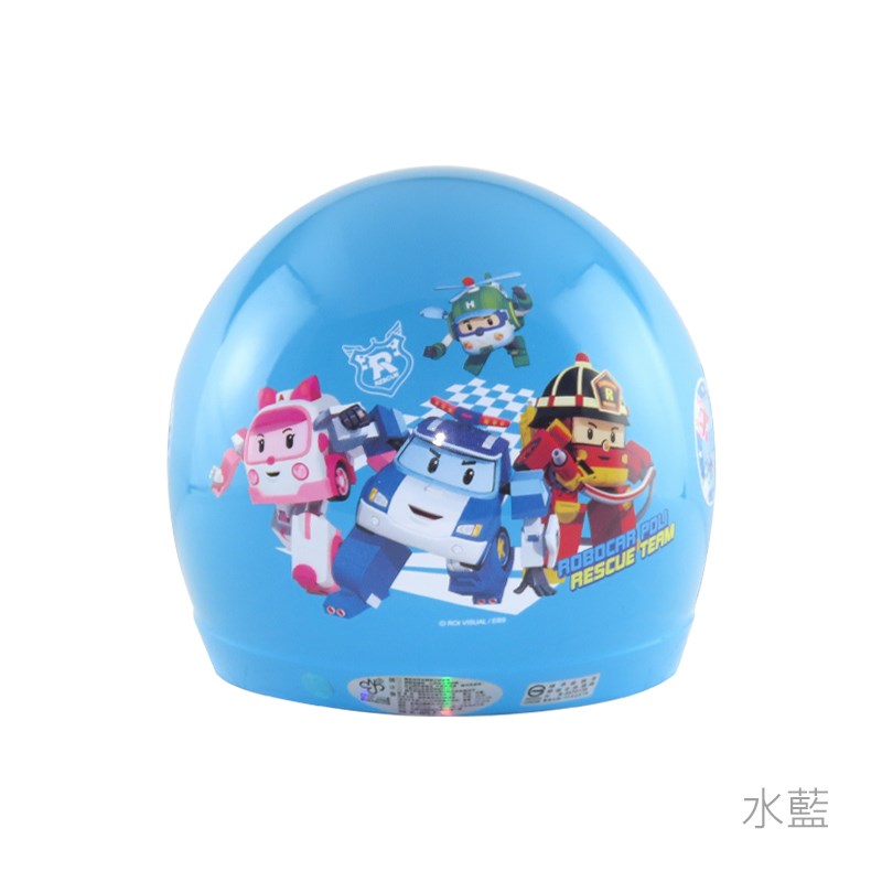 《遠古騎士》華泰 K857 K856 PO-6 波力變身款 兒童安全帽 童帽 中童大童小童