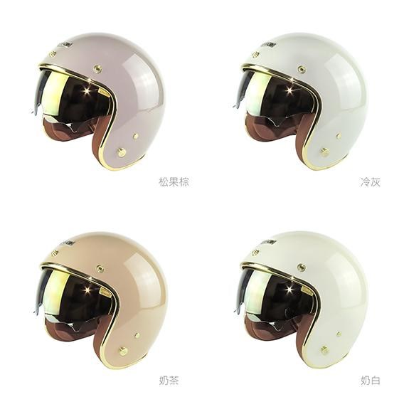 《遠古騎士》華泰 K-806B 涼感晶淬墨鏡 安全帽 騎士帽 復古帽 K-806S B
