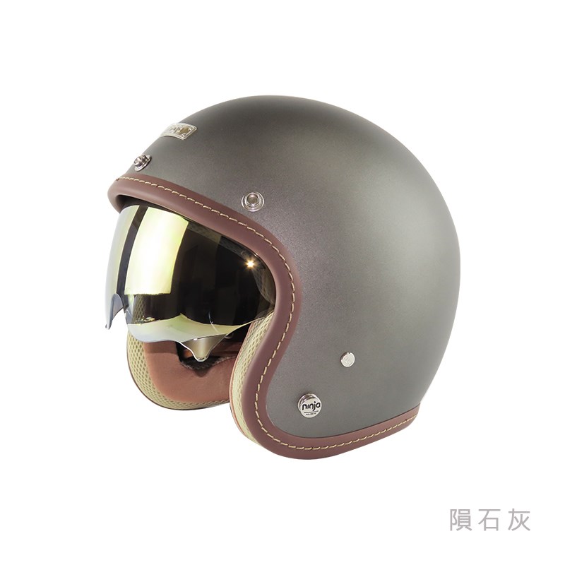 《遠古騎士》華泰 K-806A+ 醺砂墨鏡 內鏡騎士帽 安全帽 復古帽 K-806S A+