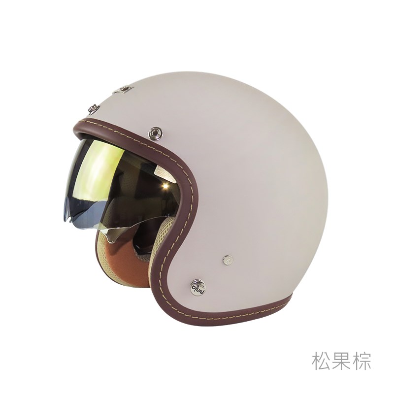 《遠古騎士》華泰 K-806A+ 醺砂墨鏡 內鏡騎士帽 安全帽 復古帽 K-806S A+