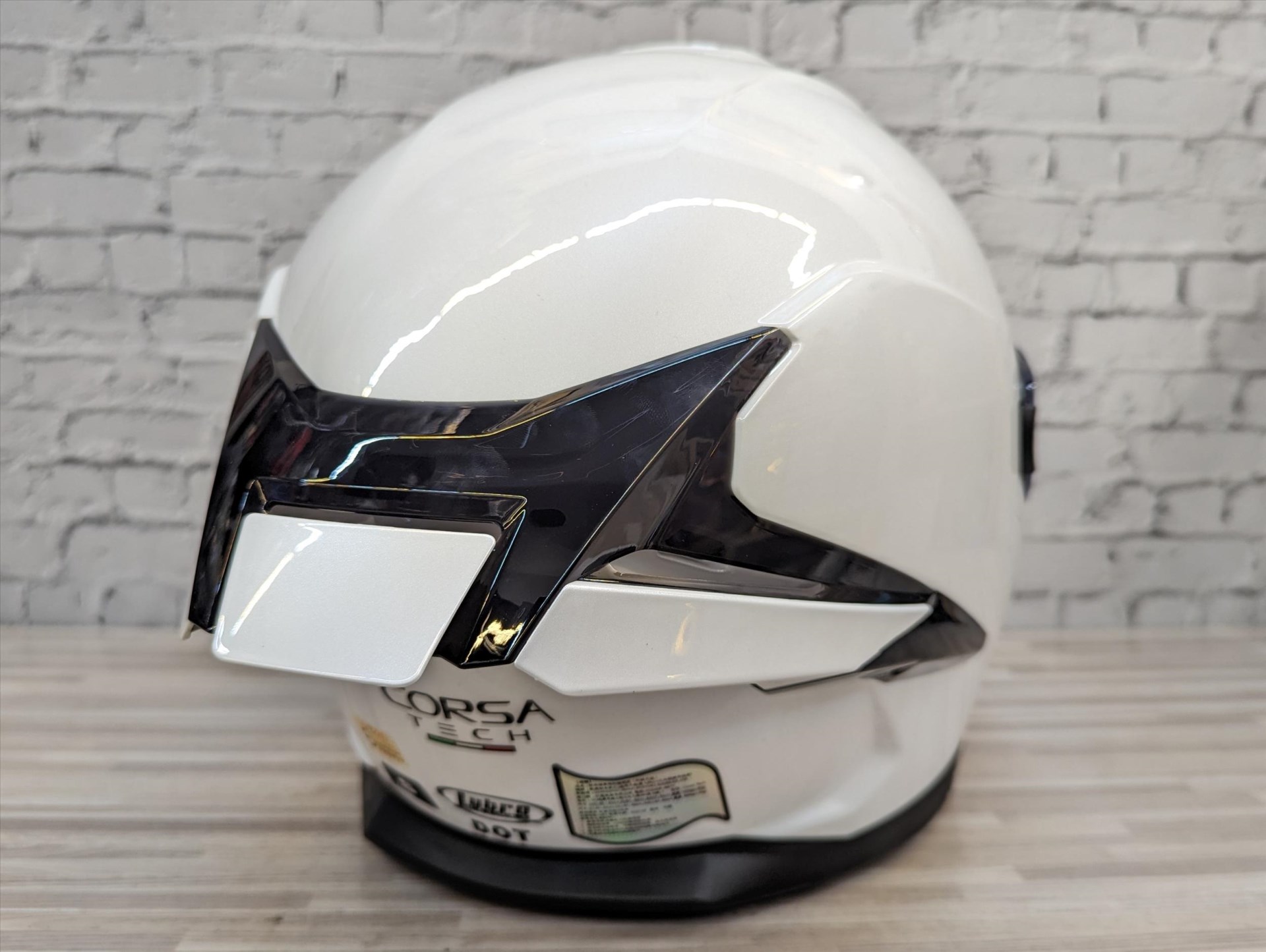 《遠古騎士》LUBRO CORSA TECH 素色 亮白 全罩 安全帽 雙D扣