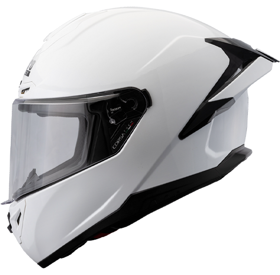 《遠古騎士》LUBRO CORSA TECH 素色 亮白 全罩 安全帽 雙D扣