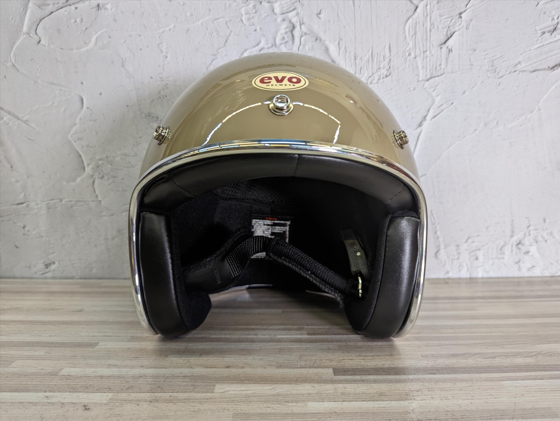 《遠古騎士》EVO CA309/310 精裝銀邊復古騎士帽 荒野綠 安全帽