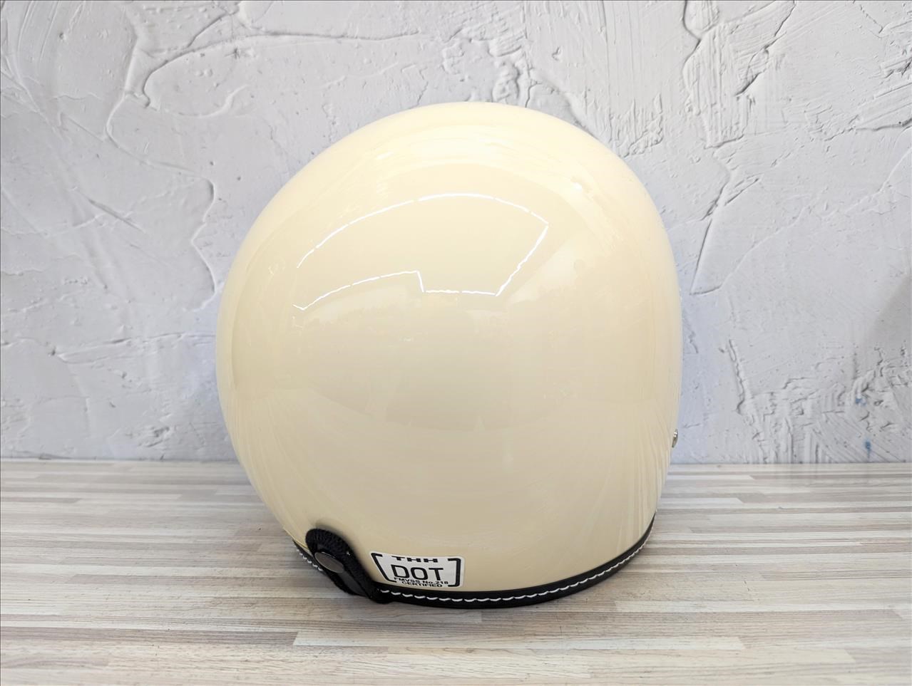 《遠古騎士》THH T-383A+ T383A 象牙白 雙鏡片 內襯全可拆洗 半罩 復古帽安全帽