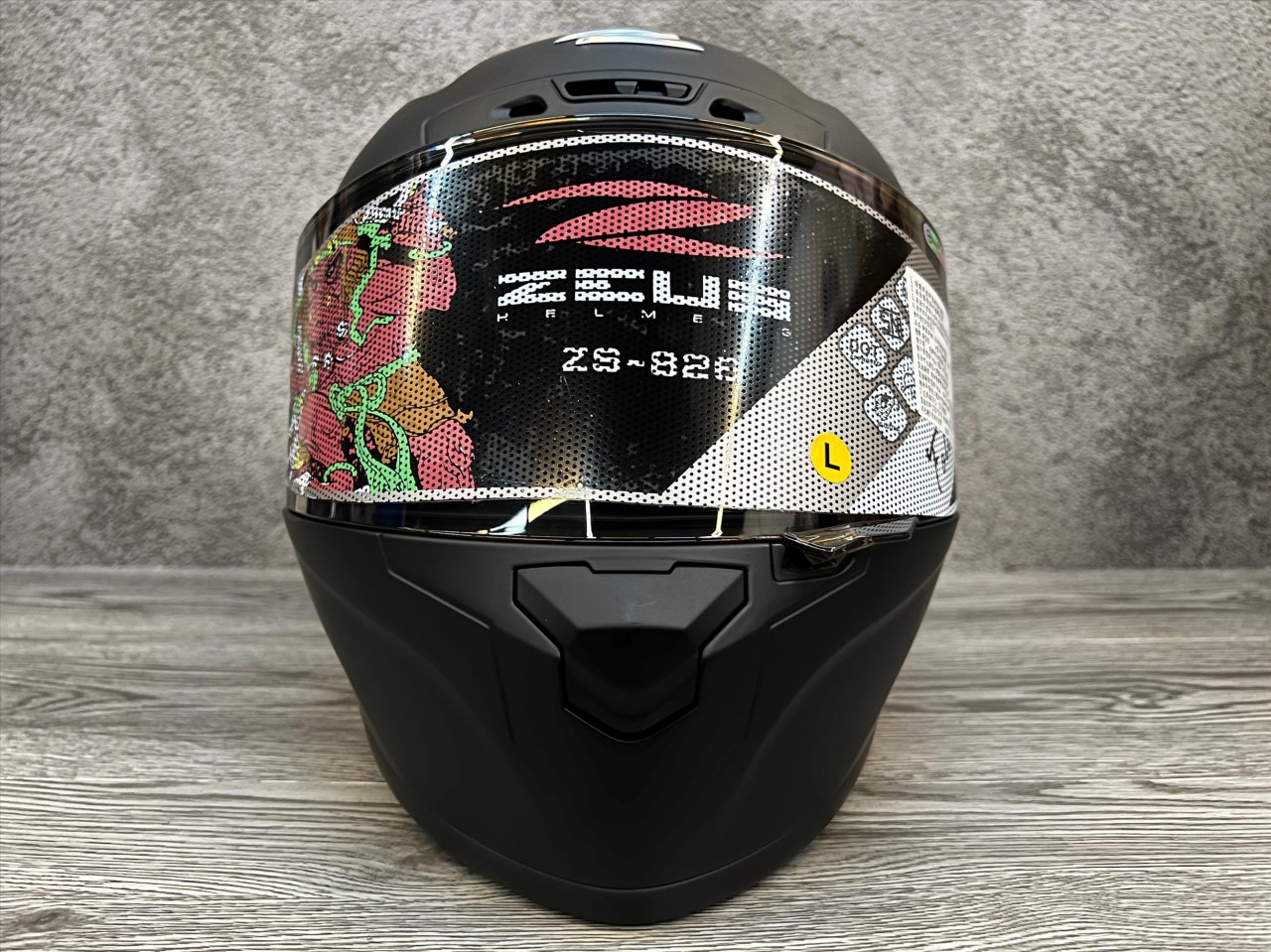 《遠古騎士》瑞獅 ZEUS 826 BK10 平光黑橘 全罩安全帽 大鴨尾導流雙D釦尾翼