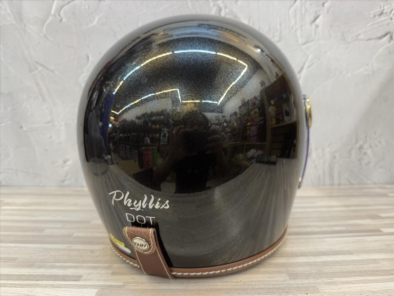 《遠古騎士》THH TT02 PHYLLIS 曜石黑 全罩 樂高帽 安全帽 復古車縫