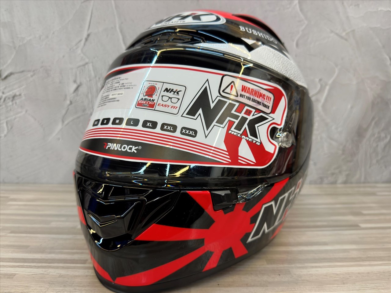 《遠古騎士》NHK GP-R Tech MF #2 武士道 選手帽 全罩安全帽