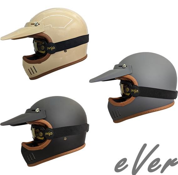 《遠古騎士》華泰 K-866 山車帽 全罩復古帽 越野帽 風鏡 安全帽