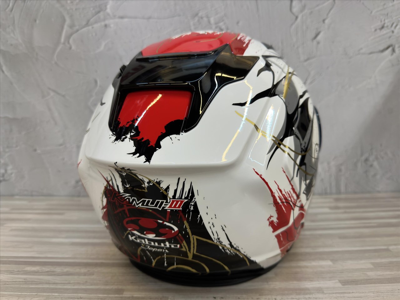 《遠古騎士》OGK KABUTO KAMUI III PHOENIX 亮黑紅 安全帽 全罩