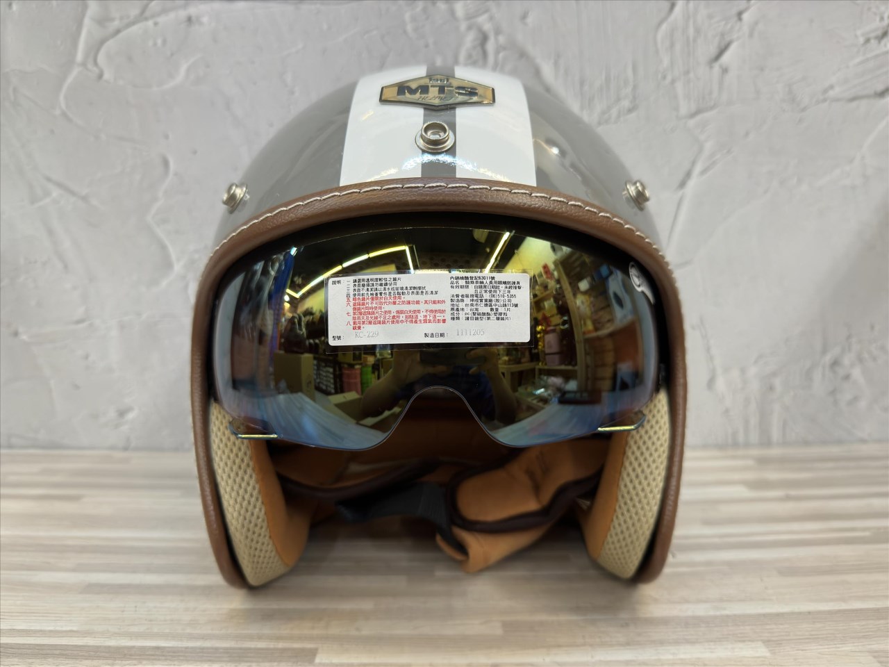 《遠古騎士》GP-5 237 MTS 阿帕契 水泥灰 飛行騎士帽 新品上市 內藏墨片 3/4安全帽