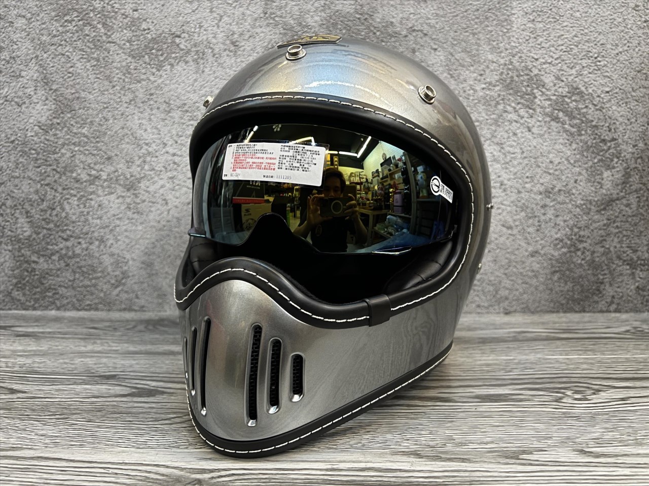 《遠古騎士》GP-5 728 復古山車帽 極光鈦 復古全罩 安全帽 MTS 內鏡片