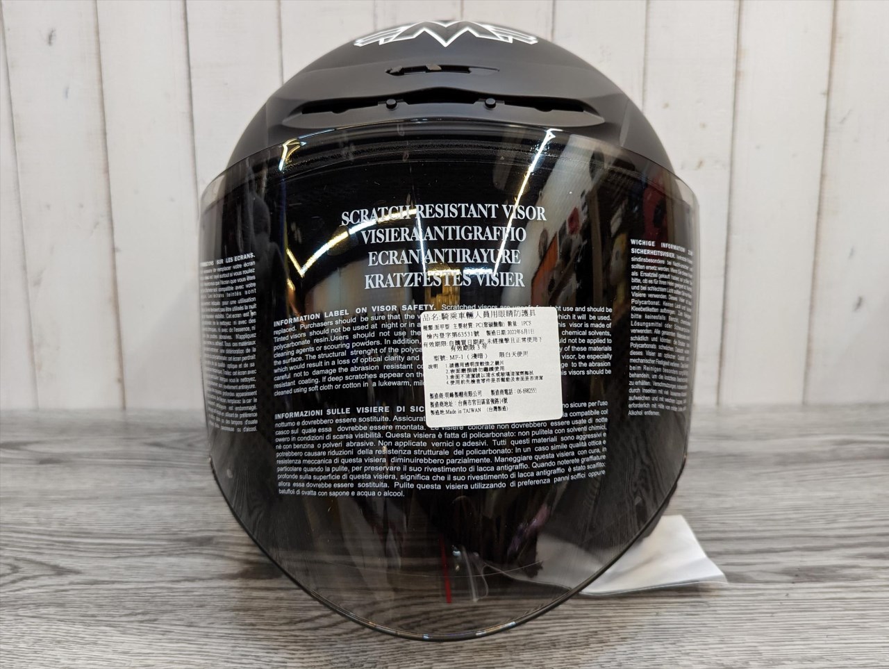 《遠古騎士》MING FENG MF-318 消光黑 半罩 安全帽 3/4罩