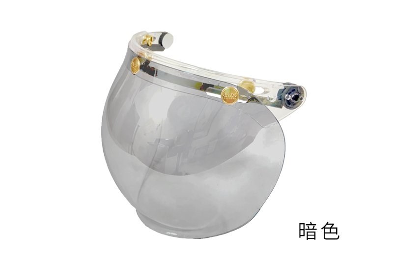 《遠古騎士》EVO【全彩】泡泡鏡二代 泡泡鏡片 三釦式 安全帽鏡片 復古帽 通用款 透明/暗色