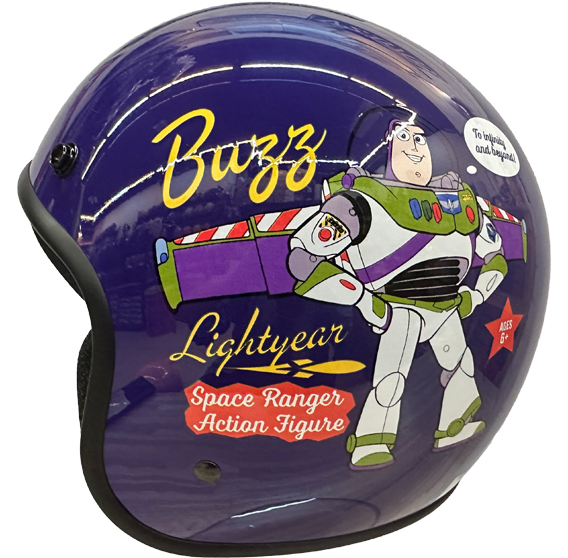 《遠古騎士》EVO CA309 巴斯光年 亮紫 安全帽 半罩式 中帽體 復古帽