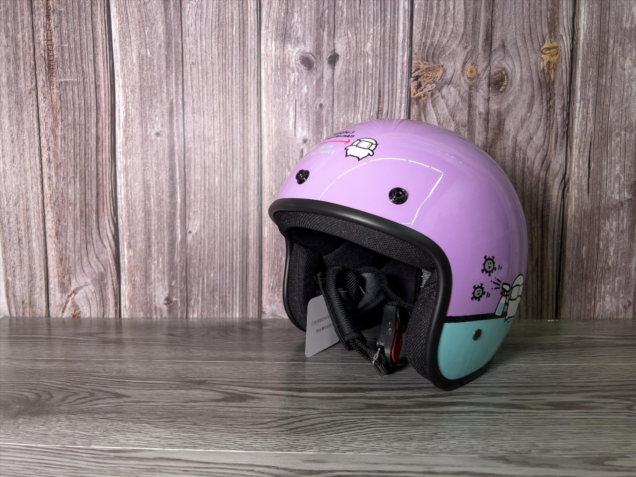 《遠古騎士》EVO CA310M 防疫卡納赫拉 紫色 安全帽 半罩式 中帽體 復古帽