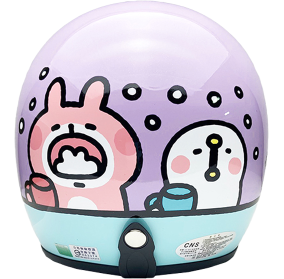 《遠古騎士》EVO CA310M 防疫卡納赫拉 紫色 安全帽 半罩式 中帽體 復古帽